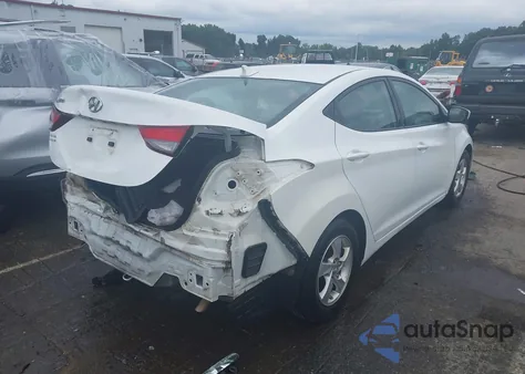 2014 Hyundai Elantra Se z USA, uszkodzony, nr VIN 5NPDH4AE5EH510818